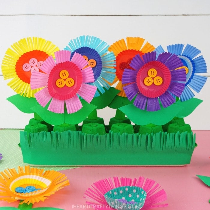 A Popsicle Stick Craft: Making A Garden of Flowers