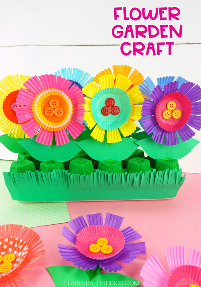 Flower Garden Craft - I Heart Crafty Things