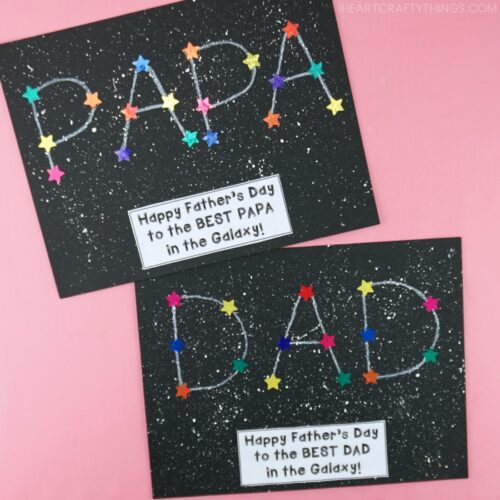 Father's Day Constellation Craft - I Heart Crafty Things