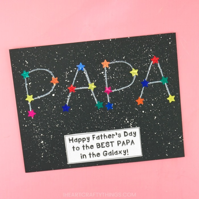 Father S Day Constellation Craft I Heart Crafty Things For an added valentine's day effect, try printing a maze in the shape of a heart. father s day constellation craft i