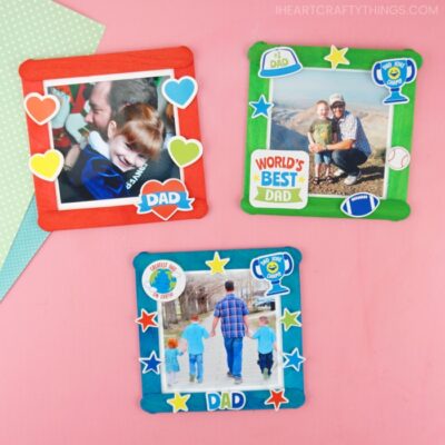 Father's Day Photo Frame Craft - I Heart Crafty Things