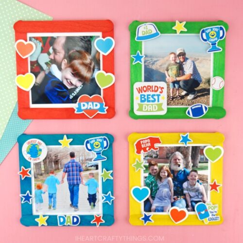 Father's Day Photo Frame Craft I Heart Crafty Things