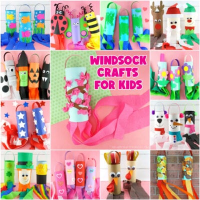 DIY Windsock Crafts For Kids - I Heart Crafty Things