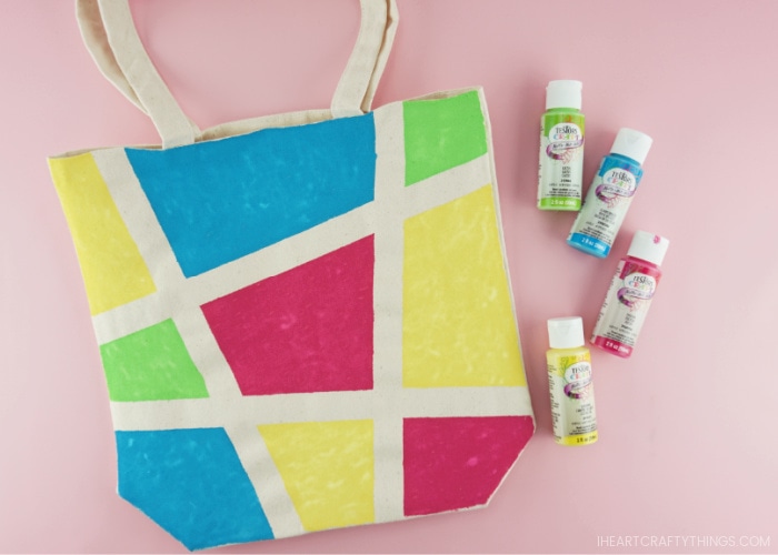 DIY Children's Artwork Canvas Tote Bag