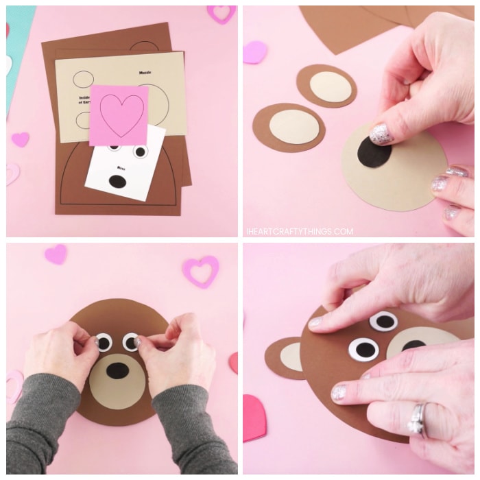 Bear Valentine Craft – I Heart Crafty Things