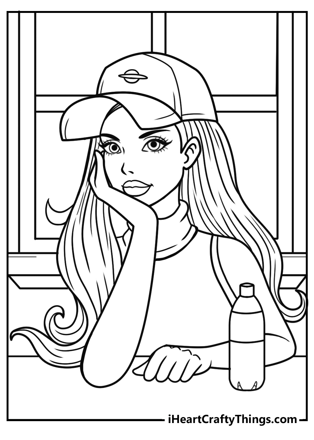 fashion barbie coloring pages