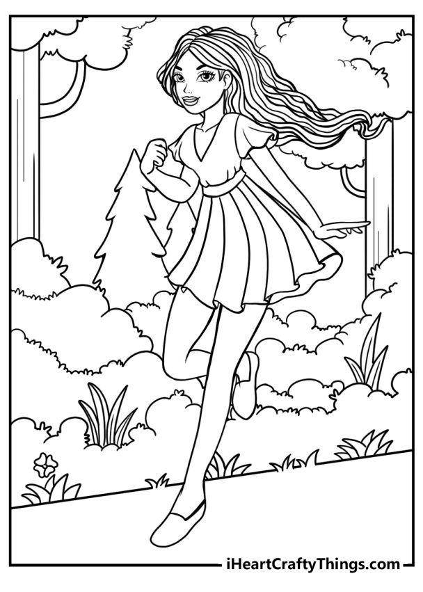 Barbie Coloring Pages (100% Free Printables)