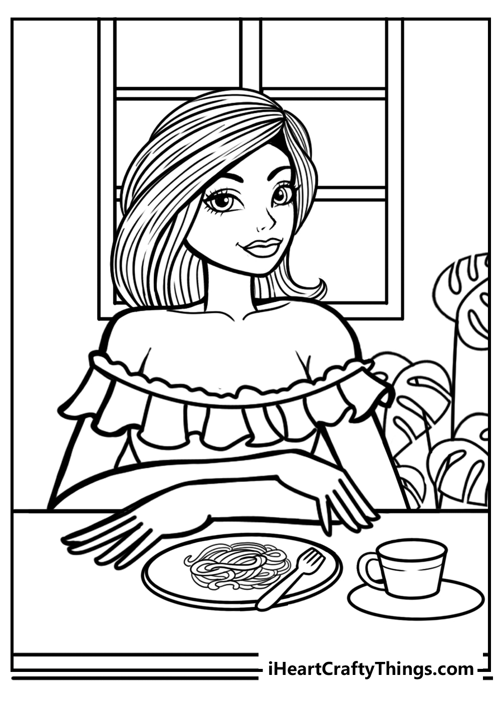 Kitchen Chair coloring page  Free Printable Coloring Pages