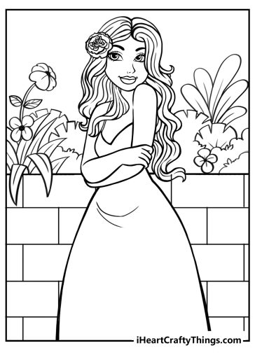 Barbie Coloring Pages (100% Free Printables)