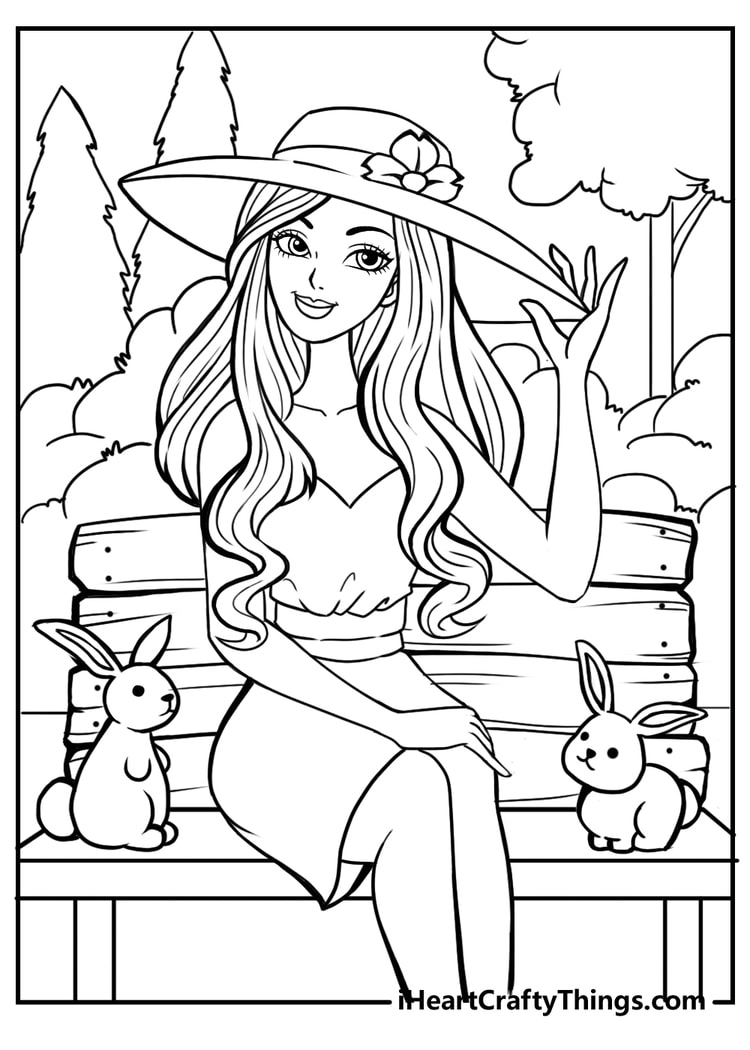 barbie coloring pages all new and updated for 2022