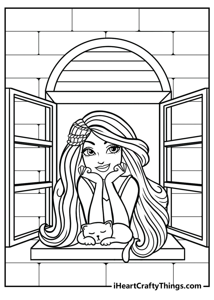 Barbie Coloring Pages   All New And Updated For 20
