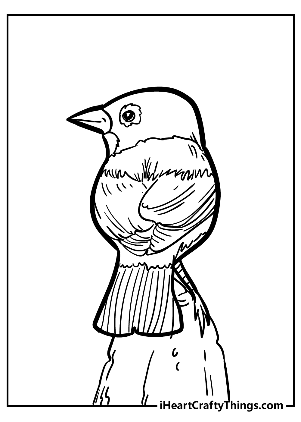 Bird Coloring Pages for preschoolers free printable