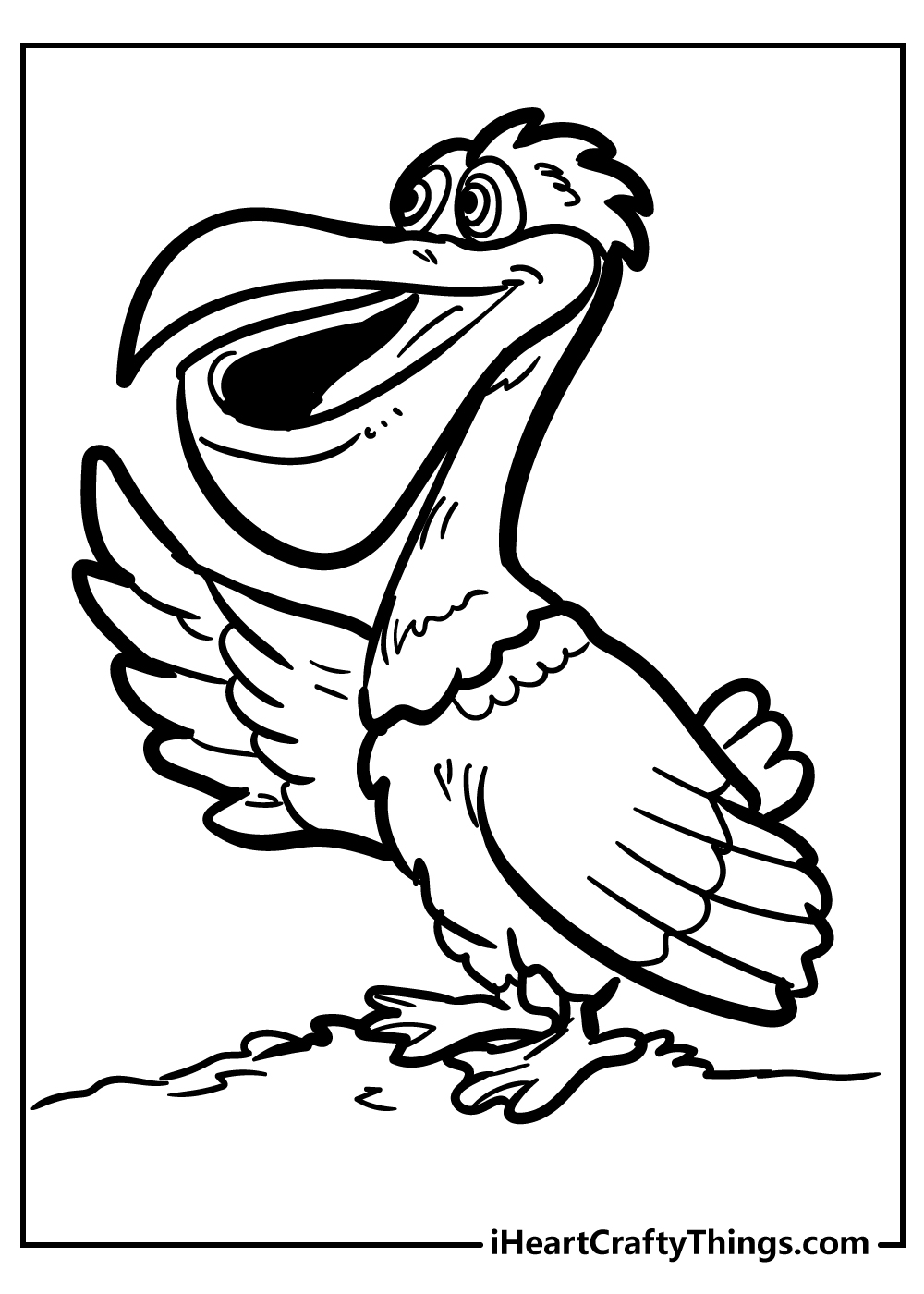 Bird coloring book for kids free printable