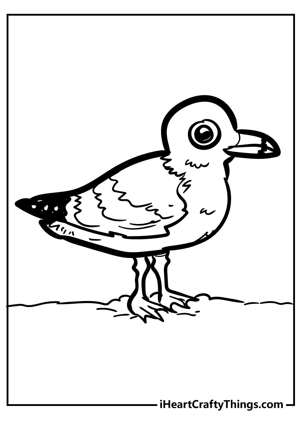 Bird coloring book for kids free printable