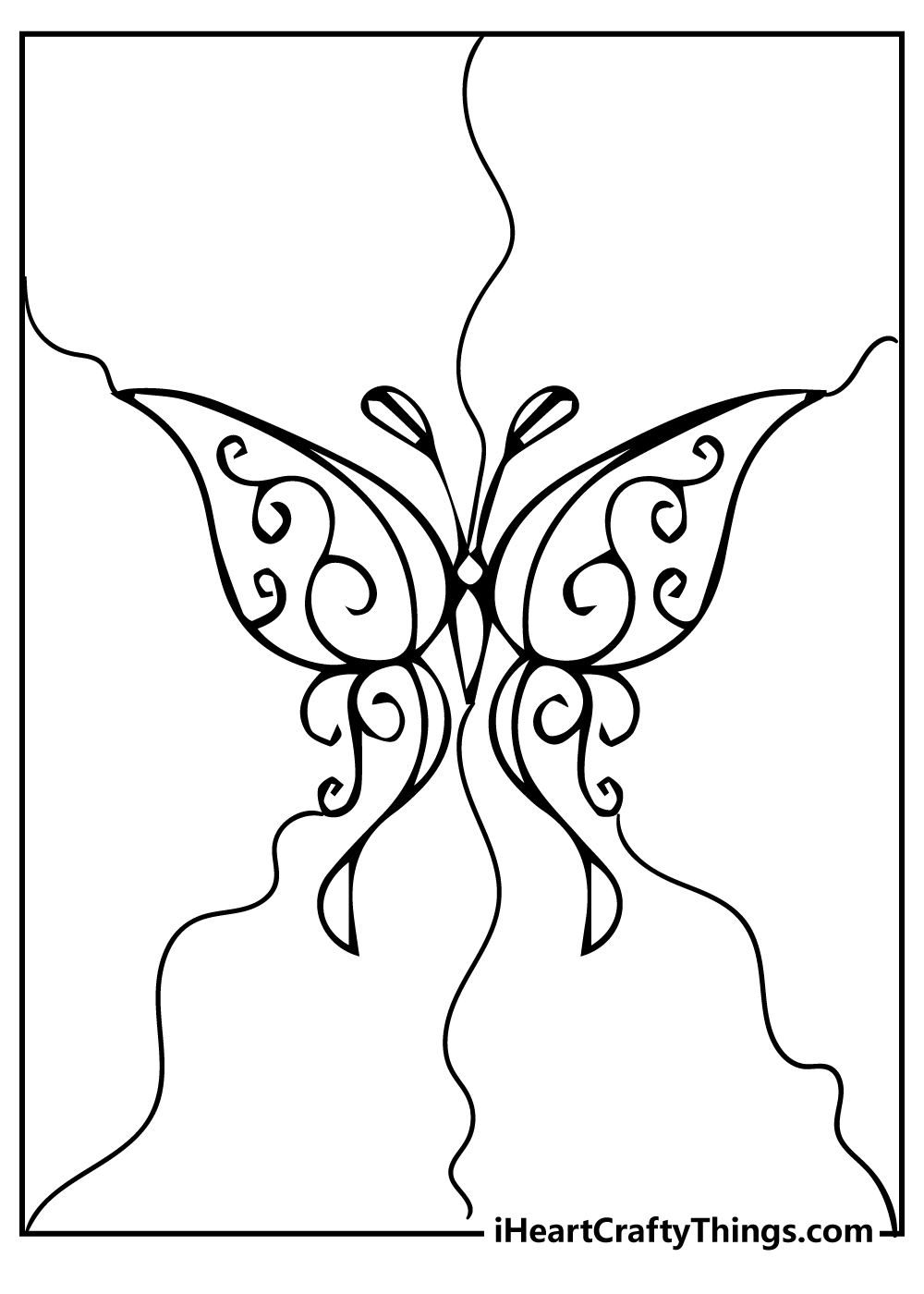 Butterfly Coloring Pages for adults