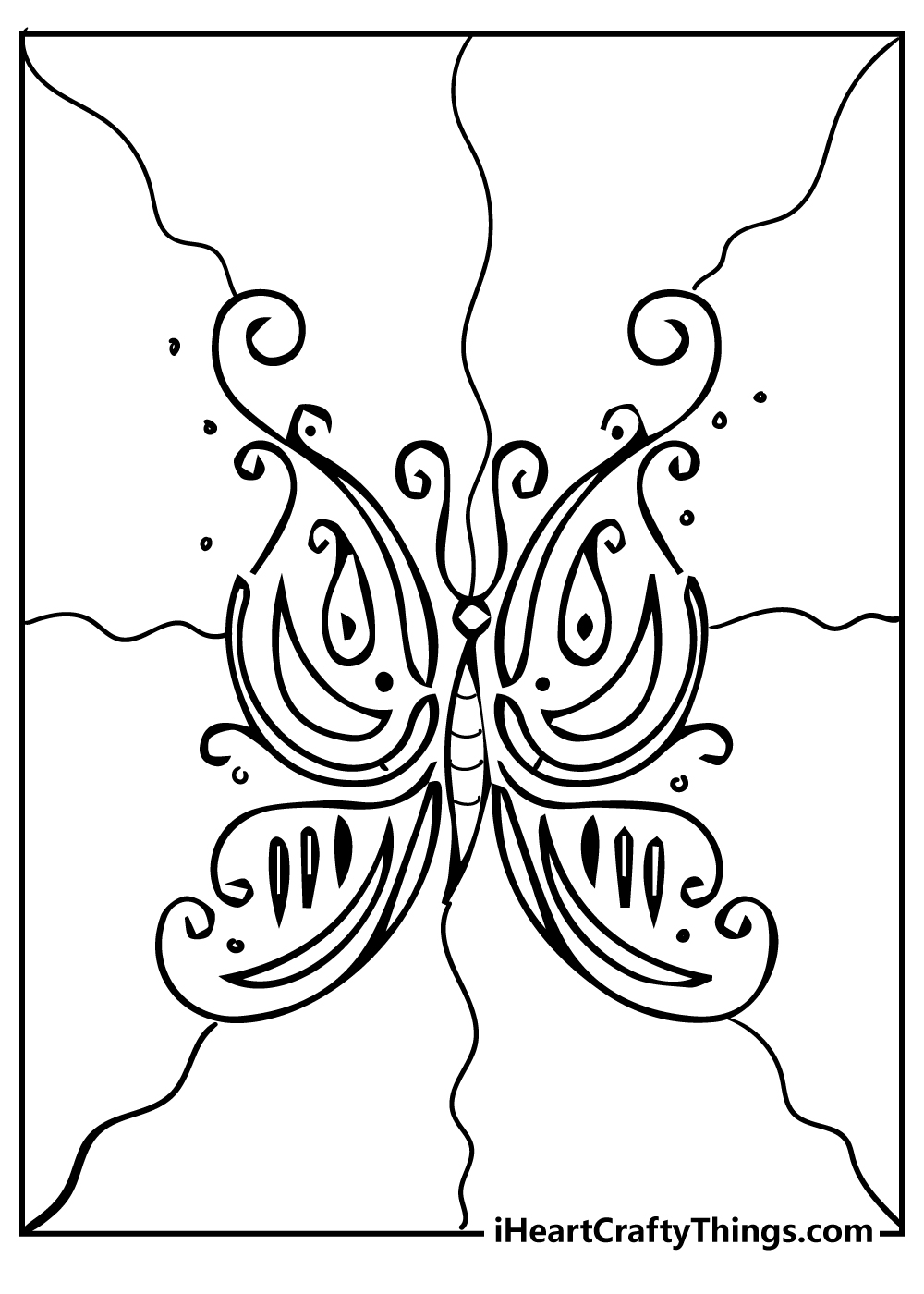 butterfly coloring pages free printable