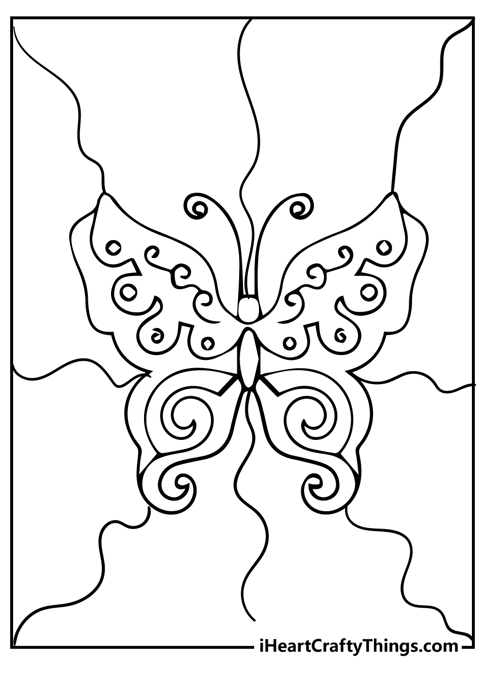 butterfly coloring pages free printable