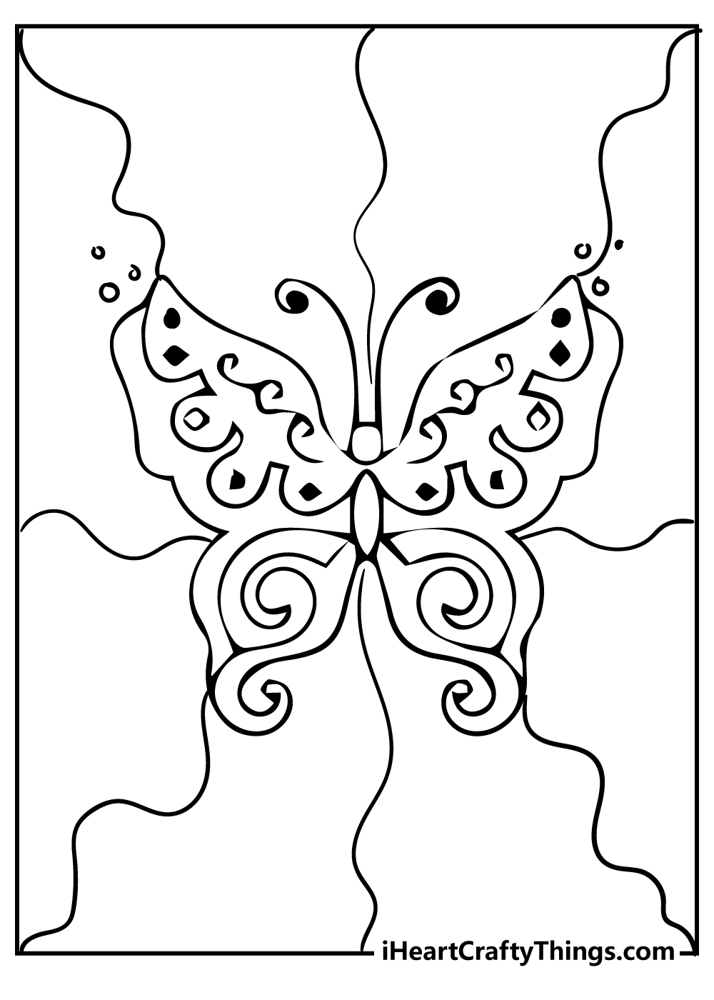 butterfly coloring pages free printable