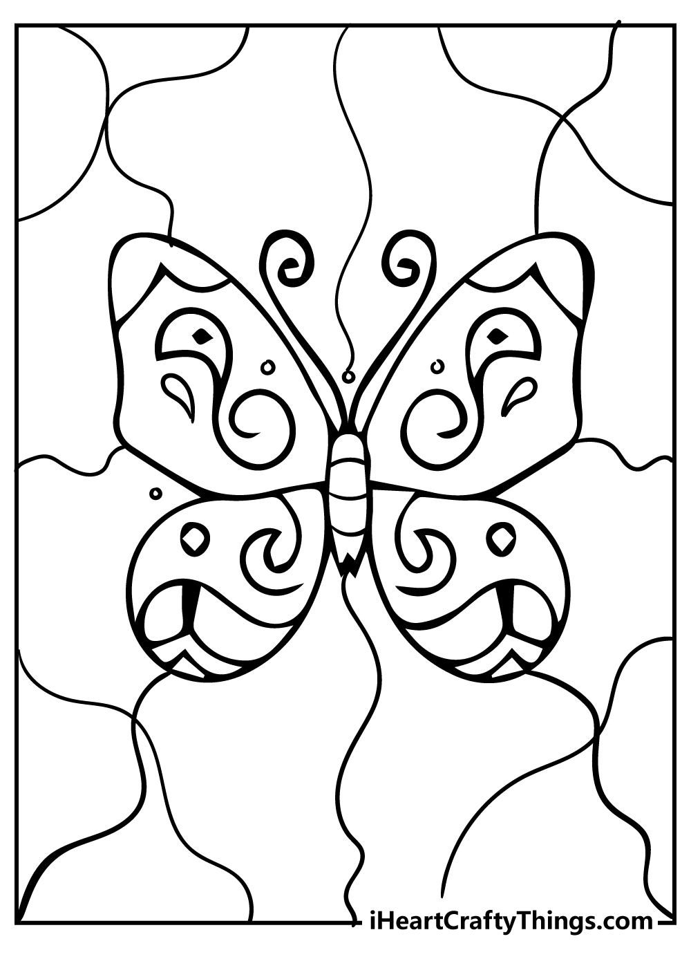 butterfly coloring pages free printable