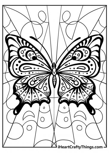 Butterfly Coloring Pages (100% Free Printables)