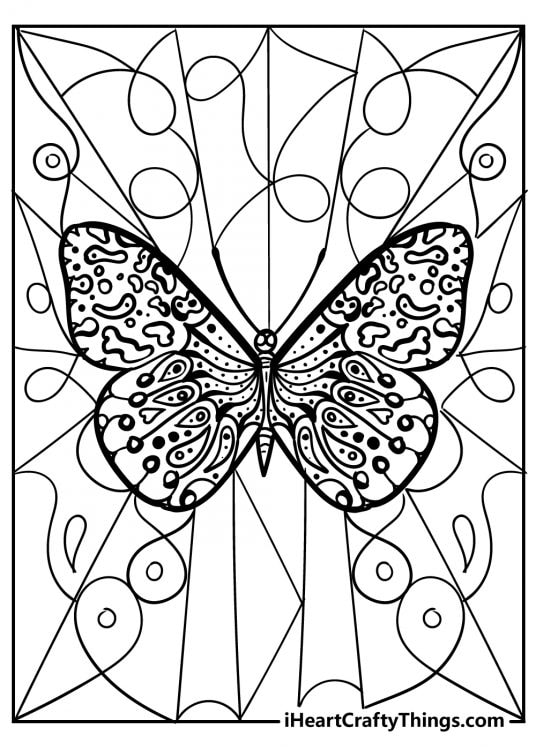 Beautiful Butterfly Coloring Pages Updated 2022