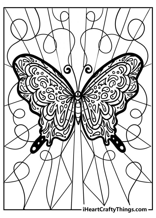 Beautiful Butterfly Coloring Pages Updated 2022