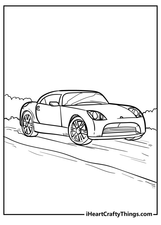 Cool Car Coloring Pages (100% Free Printables)