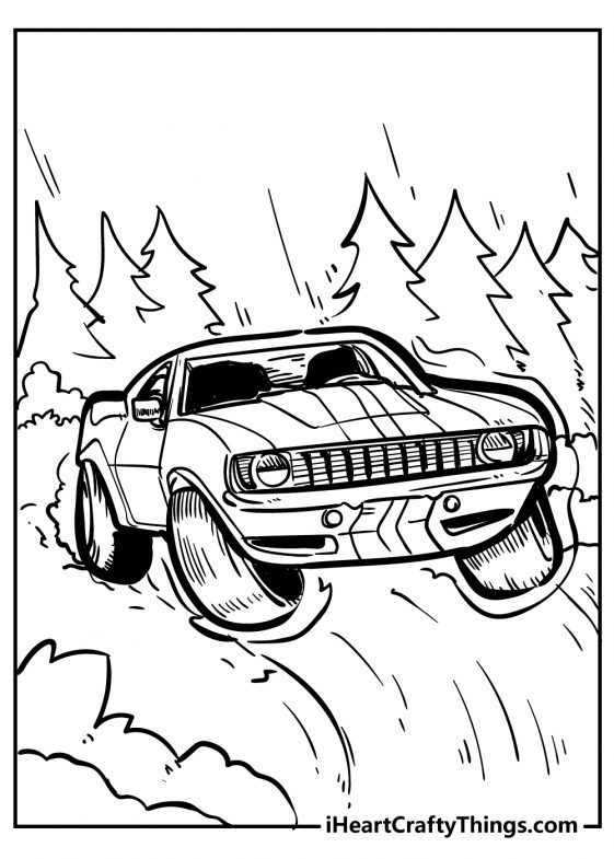 Cool Car Coloring Pages - 100% Original And Free (2021)