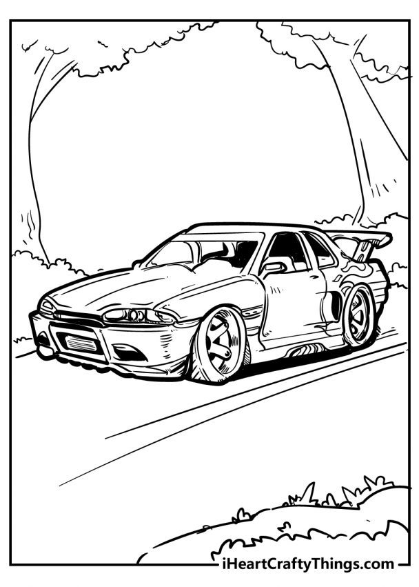 Cool Car Coloring Pages - 100% Original And Free (2021)