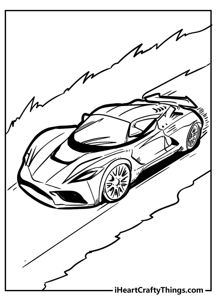 coloring pages of cool cars