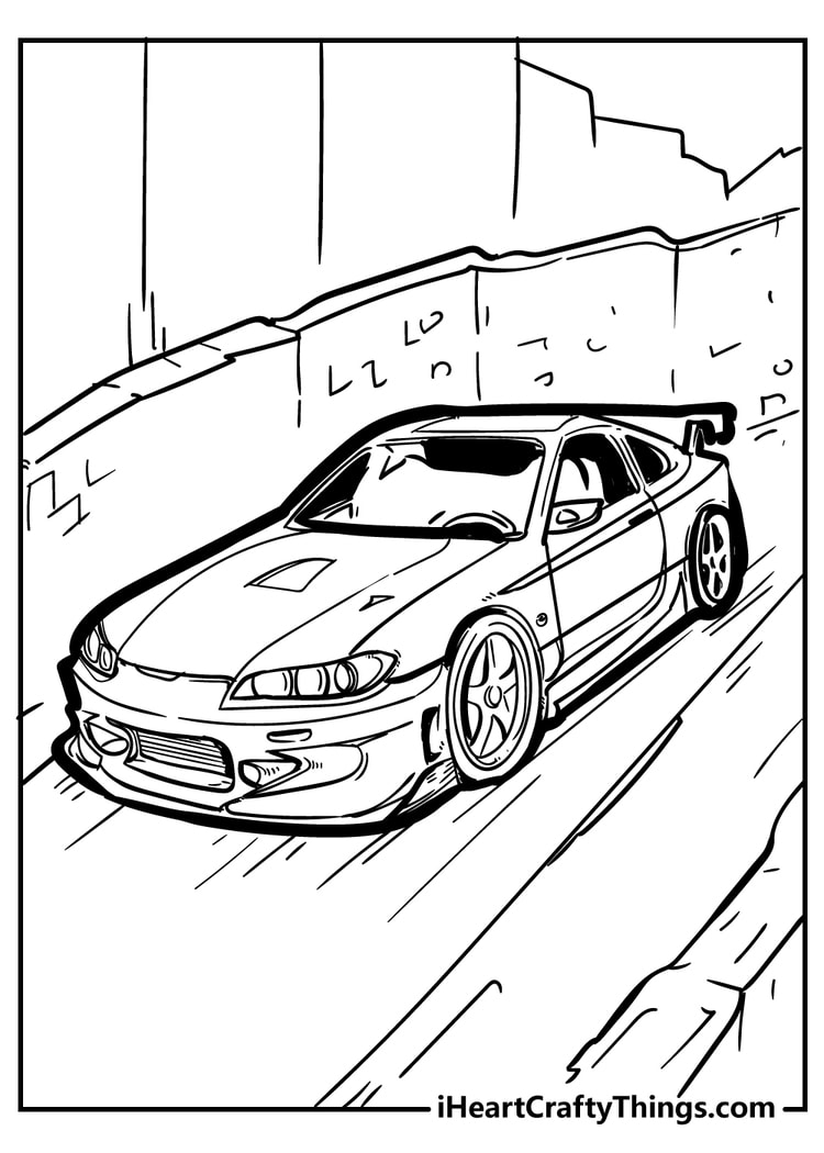 Cool Car Coloring Pages - 100% Original And Free (2021)