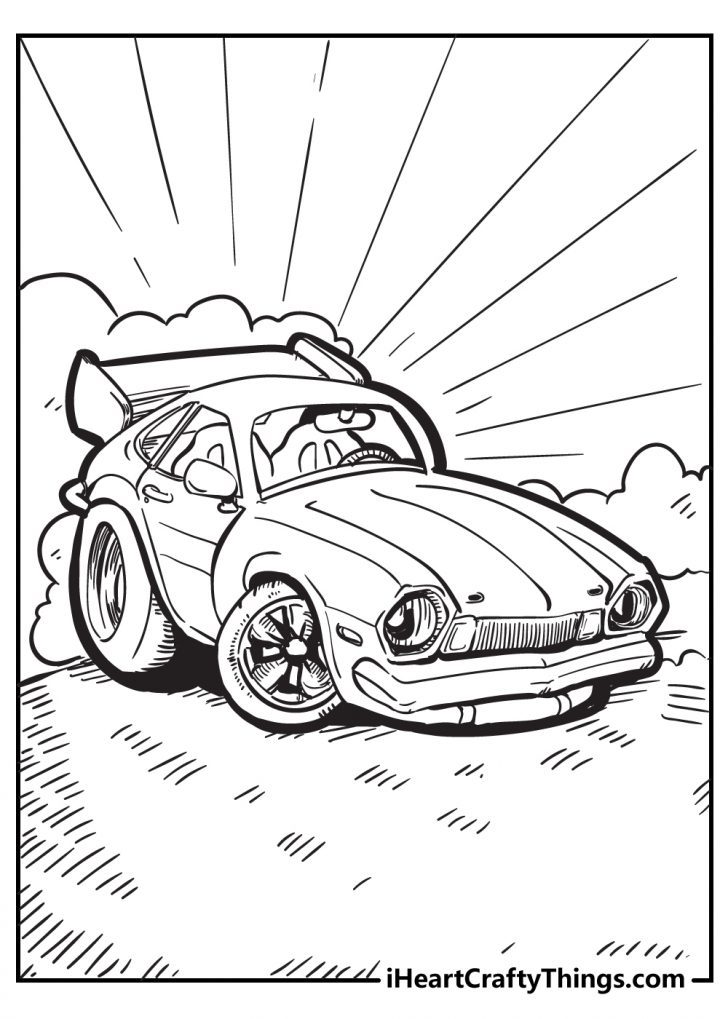 Cool Car Coloring Pages (100% Free Printables)