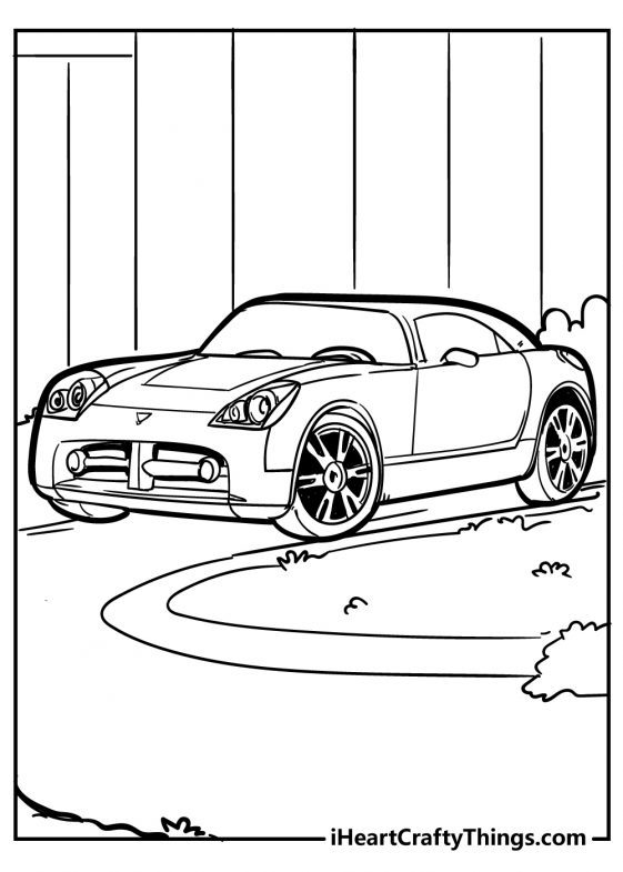 Cool Car Coloring Pages - 100% Original And Free (2021)