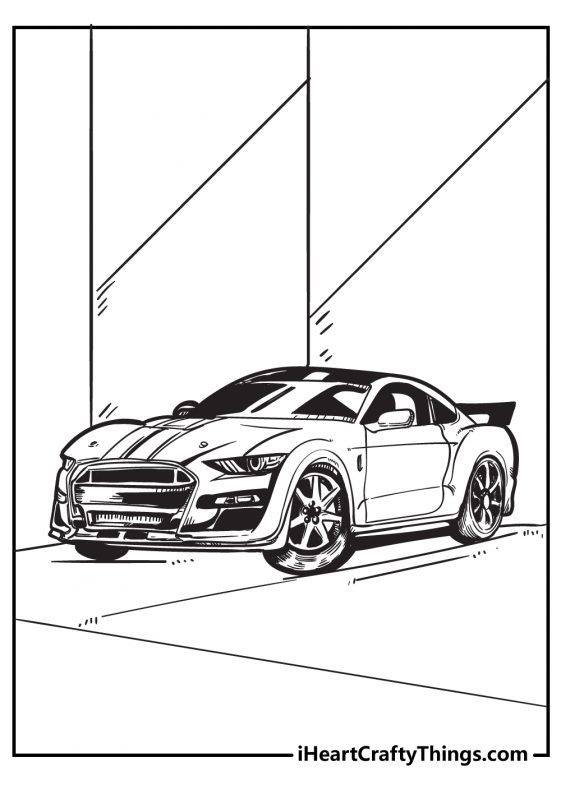 Cool Car Coloring Pages - 100% Original And Free (2022)