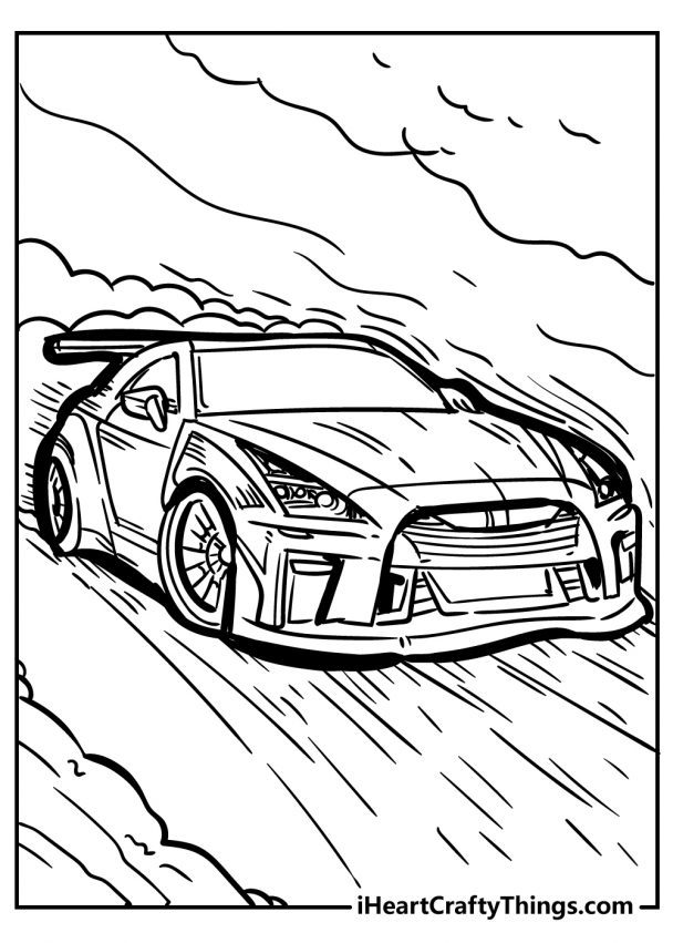 50 Car Coloring Pages (Printable Free PDF For Kids & Adults)