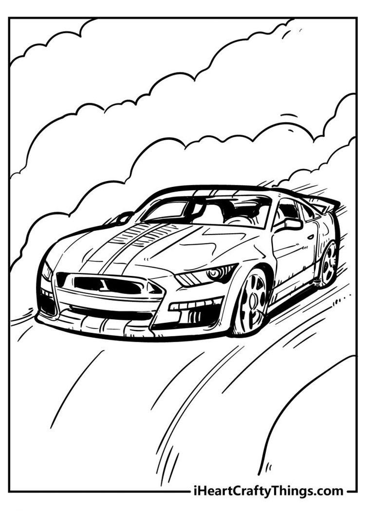 Cool Car Coloring Pages 100 Original And Free (2022)