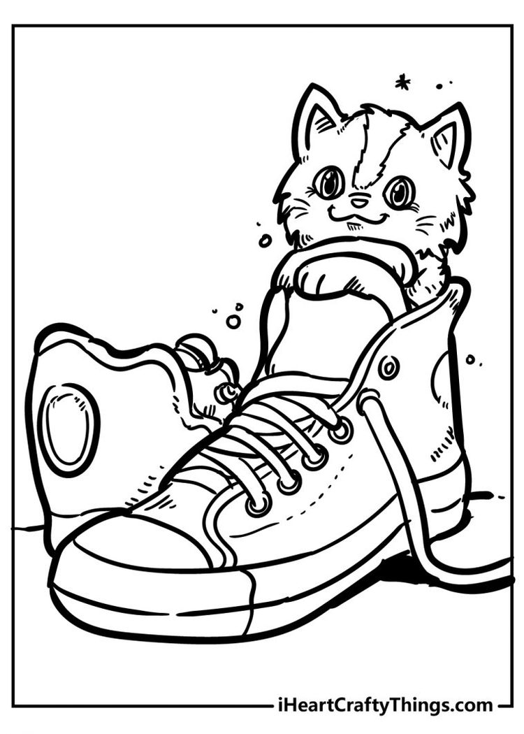Cat Coloring Pages (100% Free Printables)