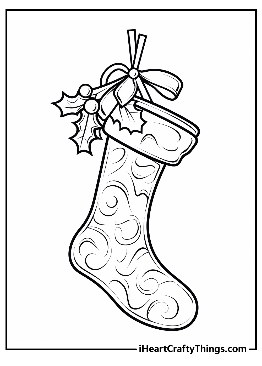 Christmas Stockings Coloring Printable