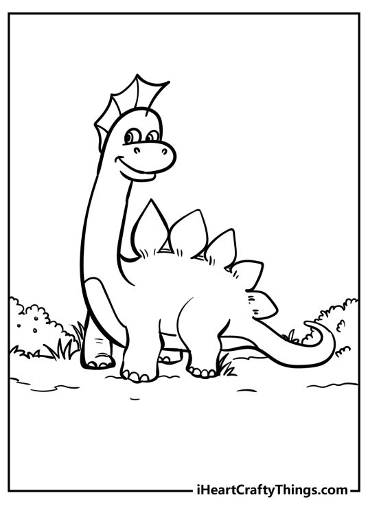 Dinosaur Coloring Pages - Fearsome Fun And 100% Free (2023)