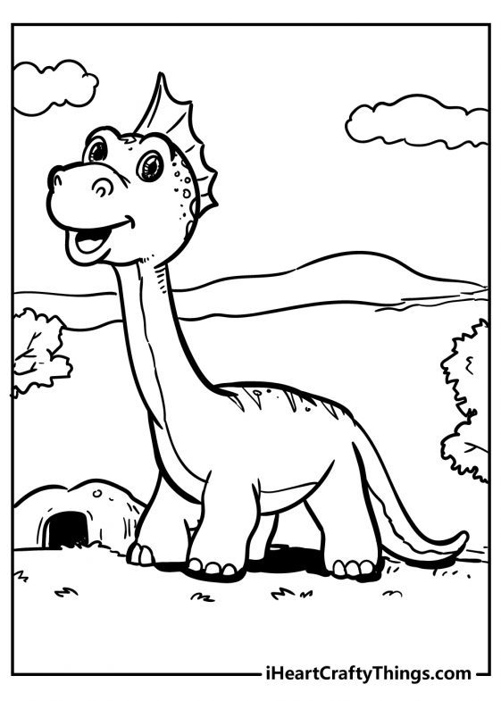 Dinosaur Coloring Pages - Fearsome Fun And 100% Free (2021)