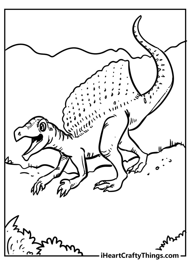 dinosaur coloring pages free printable