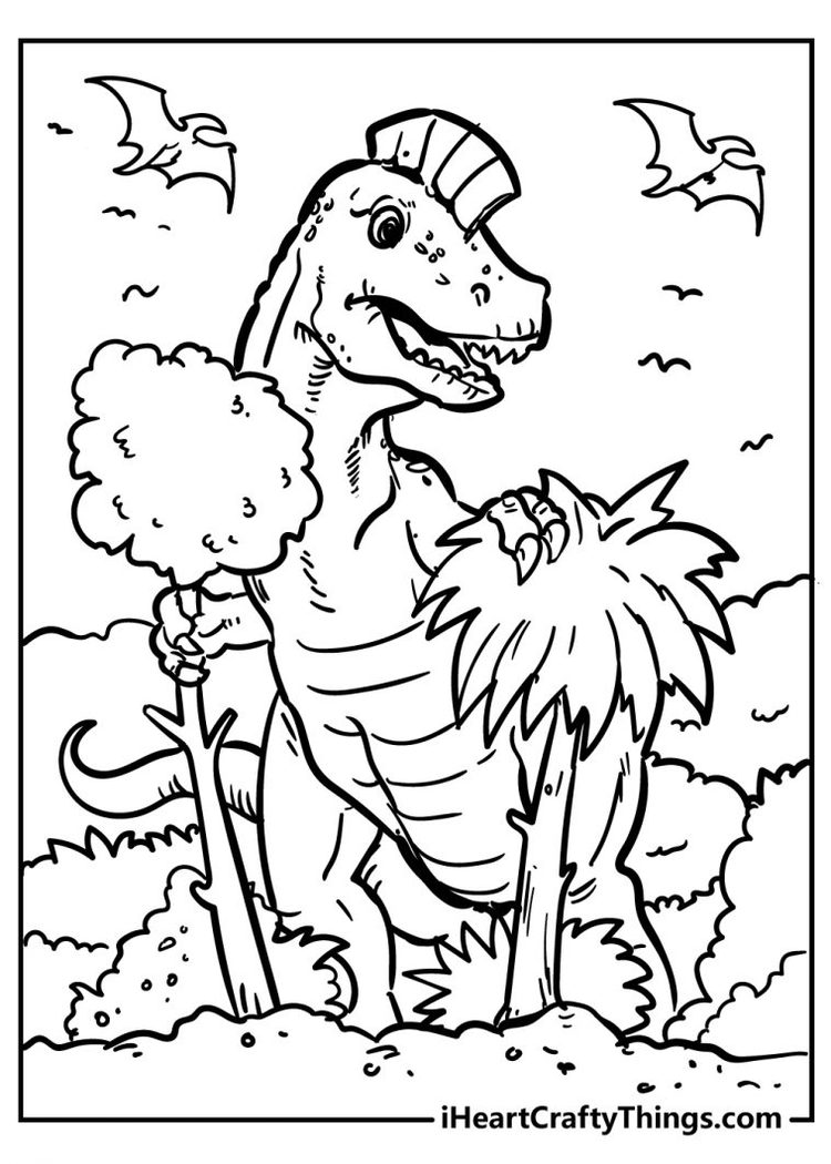 Dinosaurs Big Coloring Book: Coloring Book With Beautiful
