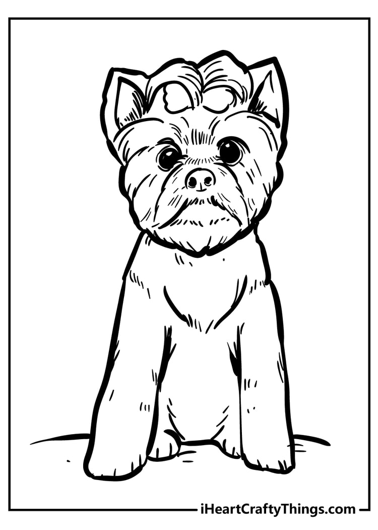 Dog Coloring Pages for kids free download