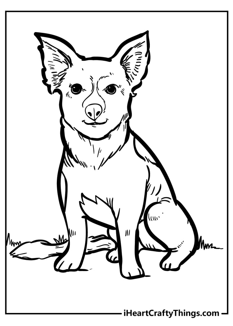 ears coloring pages for kids