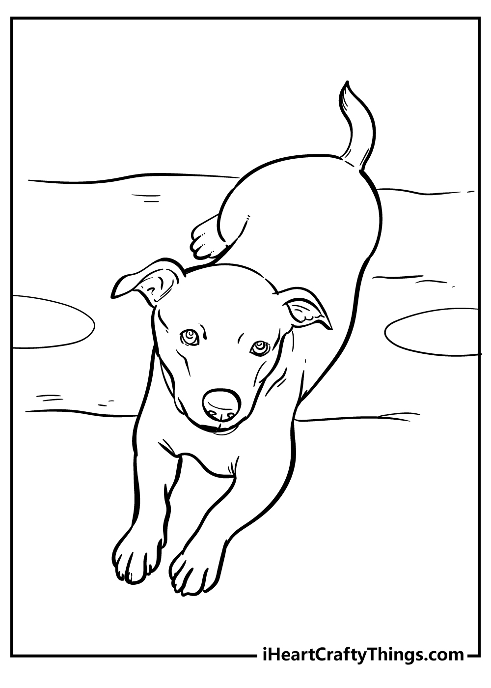 dog coloring pages free pdf download