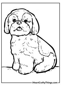 55 Dog Coloring Pages For Kids: Free PDF To Download & Print