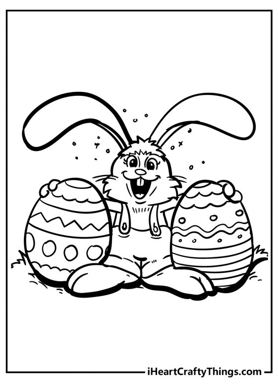 30 Easter Egg Coloring Pages (100% Free Printables)