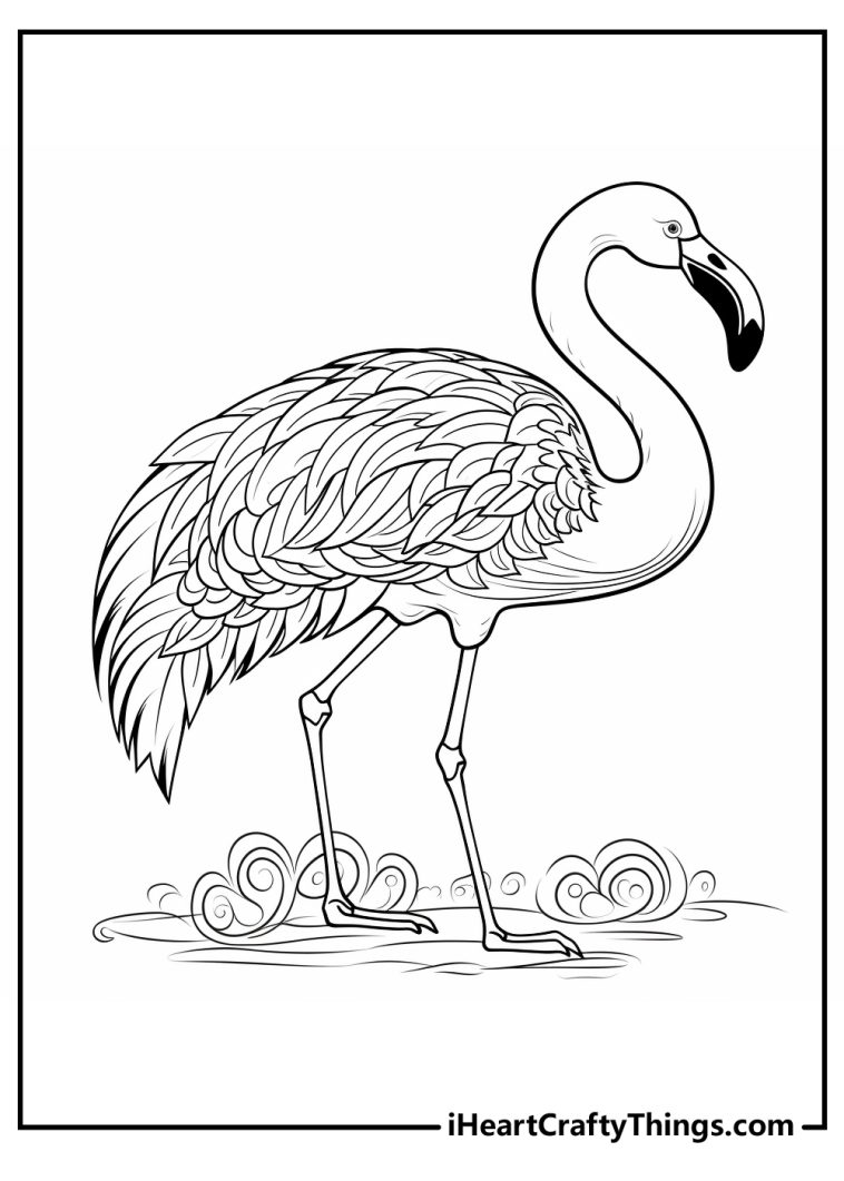 15 Flamingos Coloring Pages (100% Free Printables)