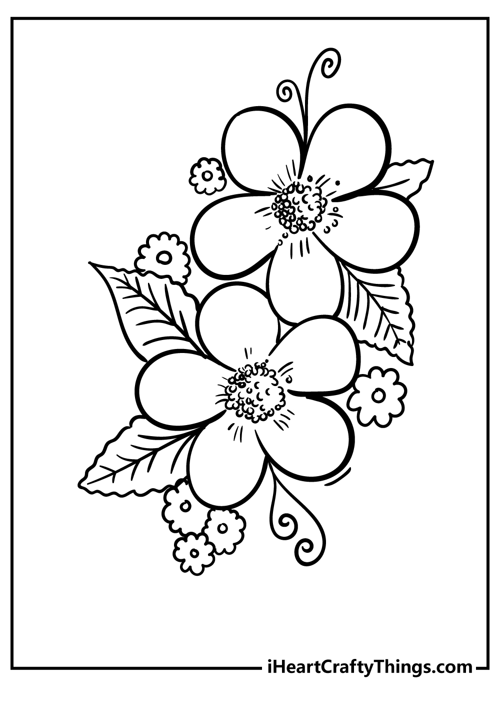 may flowers coloring pages