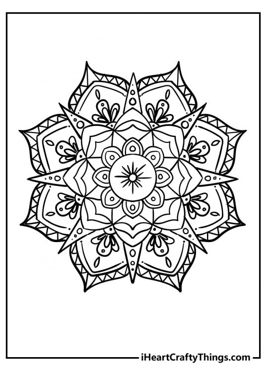 52 Flower Coloring Pages (Easy Free Printable PDFs For Kids)